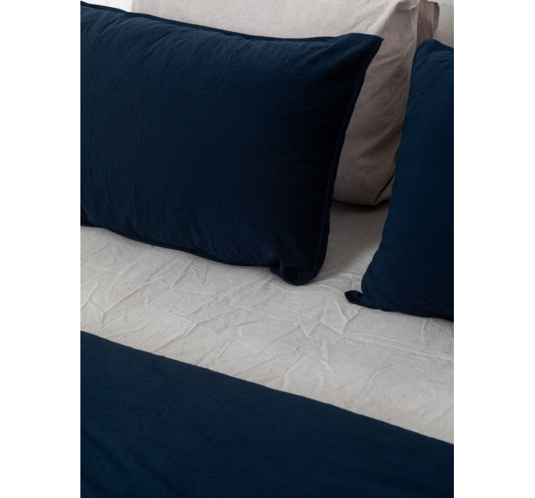 Комплект білизни із вареної бавовни Leglo Mix Grey-Navy6